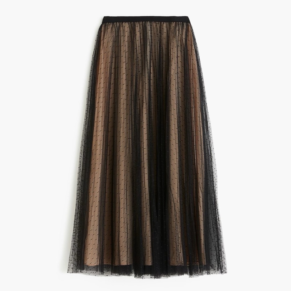 🆕 NWT J Crew Polka-dot tulle A-line skirt